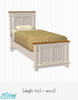 Mission Bay Bedroom - Wood Single Bed by Living Dead Girl - Click to view and download separately!