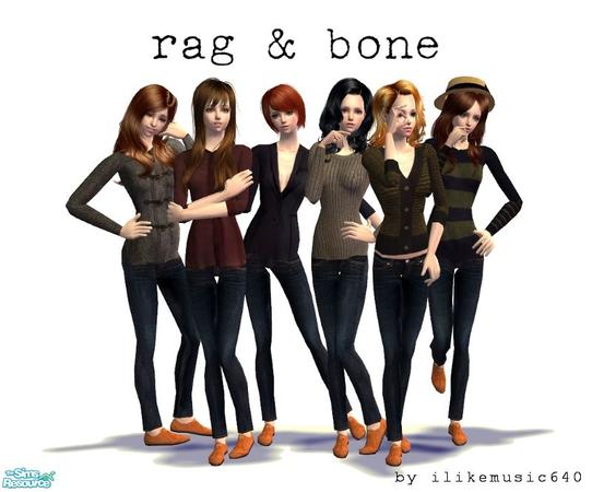 Sims 2 — Rag & Bone Collection by ILikeMusic640 —