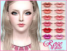 Rose Lip Glaze by Pralinesims - Click to view and download separately!