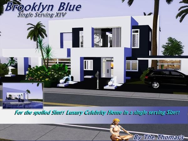 Sims 3 — Single Serving 14 Brooklyn Blue by thethomas04 — Brooklyn Blue is the next in my Single Serving Series. The