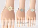 Jewellery Set 01- Bracelet by tifaff7 - Click to view and download separately!