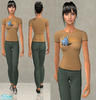 Active - Mocha & Sea green by confide - Click to view and download separately!