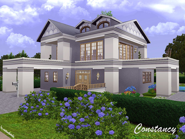 Sims 3 — Constancy by matomibotaki — A house that connects classicism and modern age in beautifully modulation. Details: