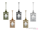 Metal Asian Ceiling Lamp Mesh - Click to view and download separately!