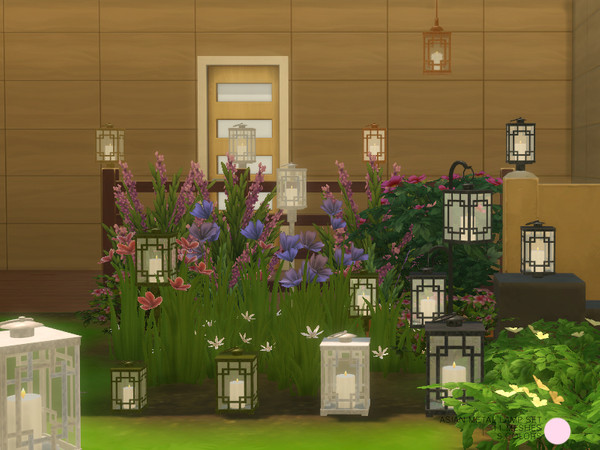 Sims 4 — Asian Metal Lamp Set by DOT — Asian Metal Lamp Set. 11 Modern and Contemporary Lamps in 5 colors each, metal and