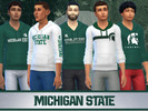 Michigan State Spartans Male Hoodie - Click to view and download separately!
