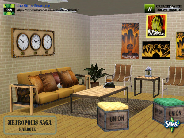 Sims 3 — kardofe_Metropolis Saga II by kardofe — Last delivery of the Metropolis industrial style Saga, this time a
