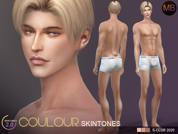 Sims 4 — S-Club ts4 WMLL COLOURS skintones MB 2.0 by S-Club — Skintones, 6 swatches, hope you like, thank you.