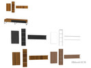 Living Cologne 20 - Shelf obove TV Stand - Click to view and download separately!
