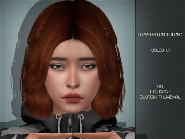 Sims 4 — Moles V1 by PlayersWonderland — HQ Custom thumbnail 1 Swatch