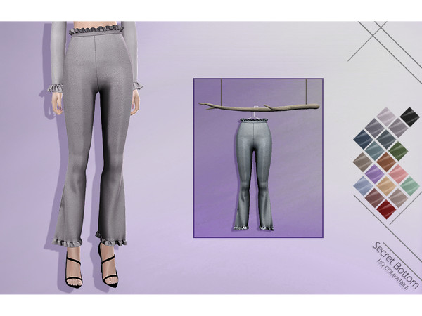 Sims 4 — LMCS Secret Bottom by Lisaminicatsims — -Adult-Elder-Teen-Young Adult -New Mesh -18 swatches