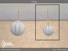 Rang Ceiling Lamp Small for ShortWall - Click to view and download separately!