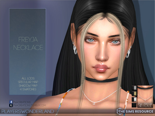 Sims 4 — Freyja Necklace by PlayersWonderland — ***08/11 - Fixed an issue which could prevent the game from properly