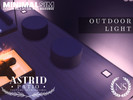 MinimalSim Astrid Patio - Outdoor Light - Click to view and download separately!