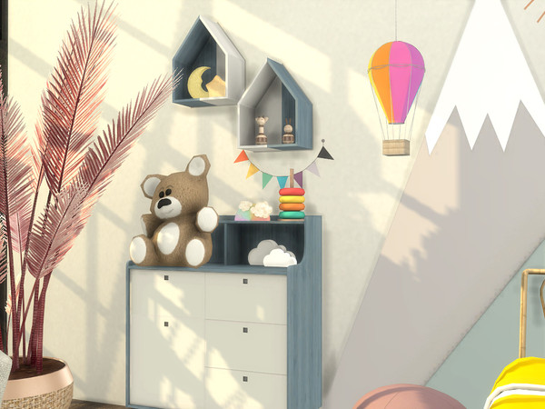Sims 3 — Affton Bedroom Extra by Onyxium — Onyxium@TSR Design Workshop Kids Room Collection - Belong To The 2024 Year