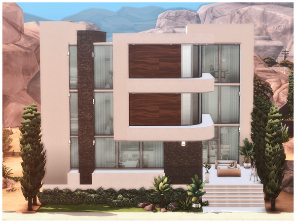Sims 4 — MM. Modern House 32 by Merin_Martini — My Sims 4 lots some are inspired random pictures that I found on the