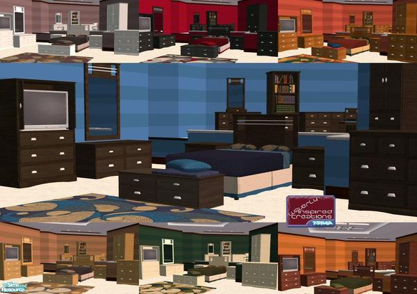 Sims 2 — Bailey Collection by Waverly — \"Modern Maturity. Who says \'modern\' has to be austere and harsh? We think